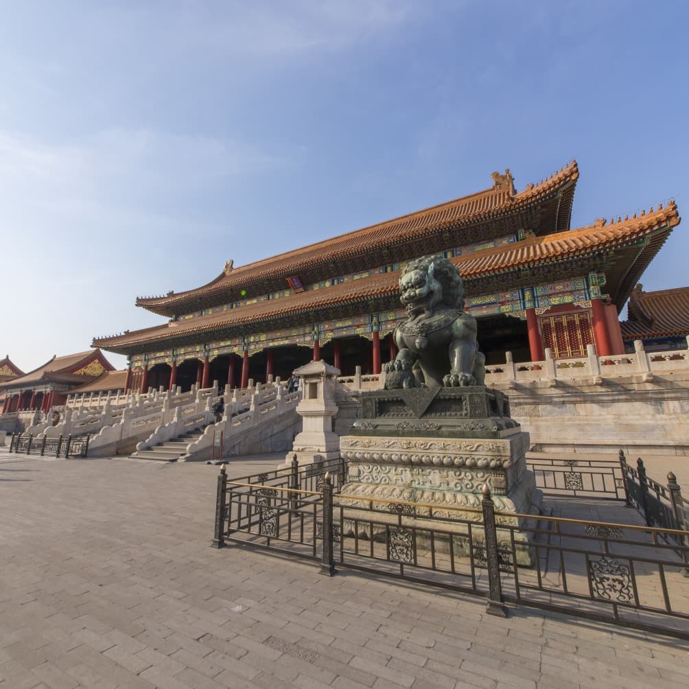 shutterstock 434865322 china beijing forbidden city lion statue