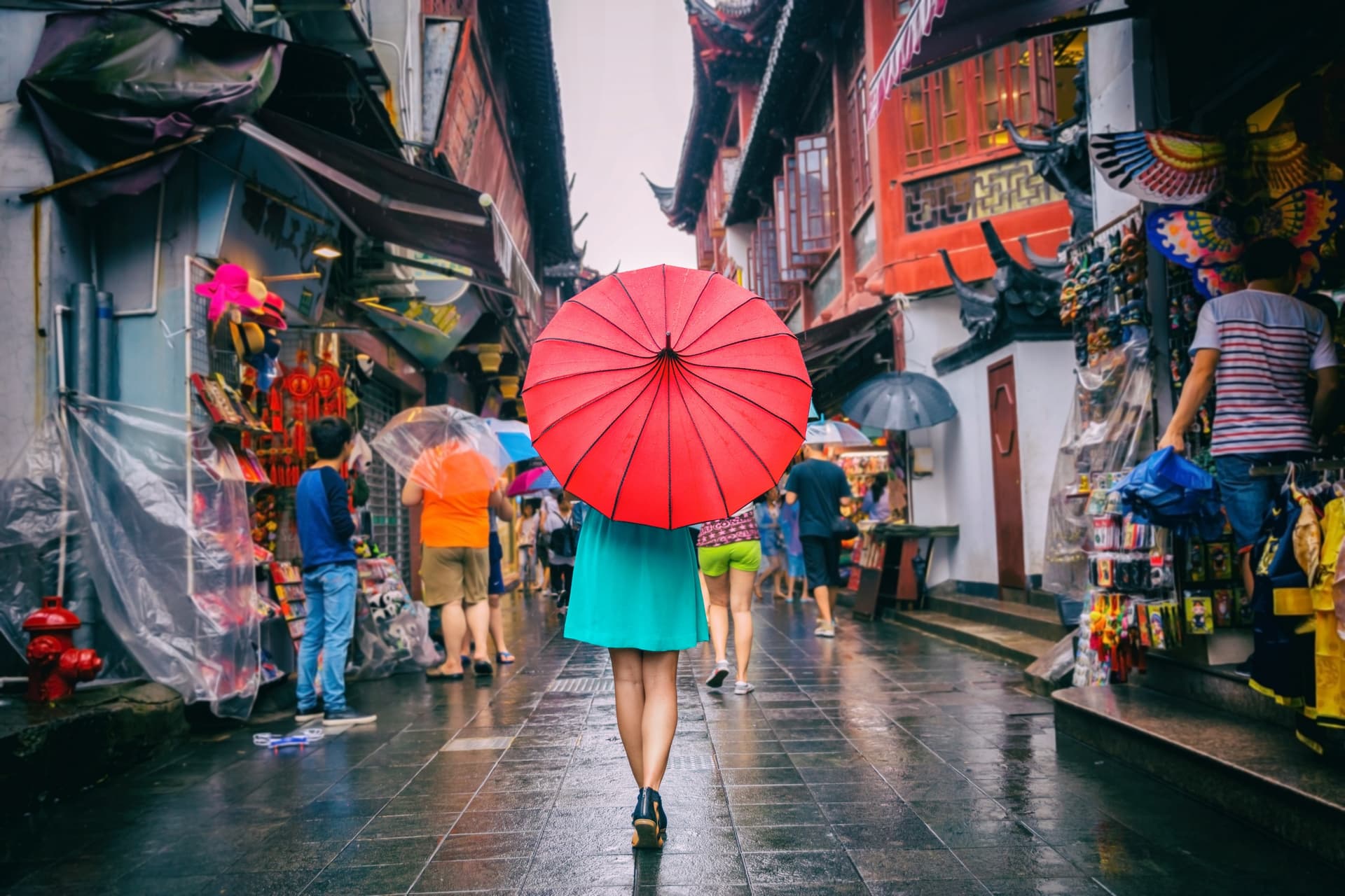 shanghai pluie