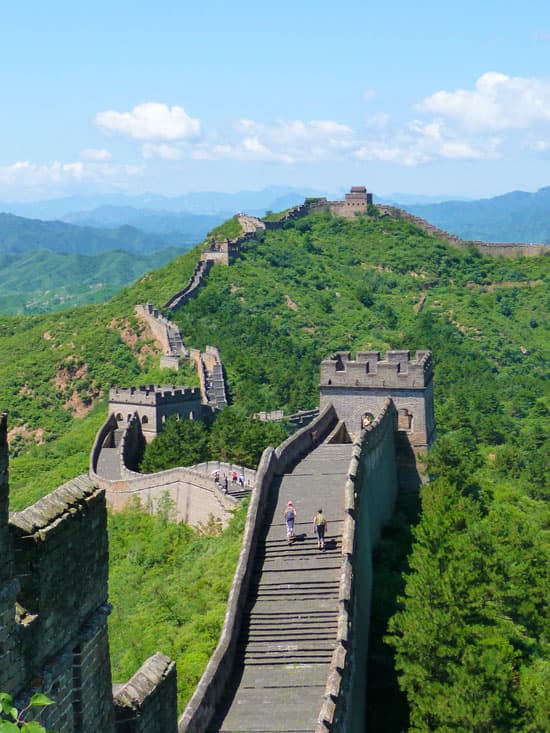 The Great Wall of China from Beijing